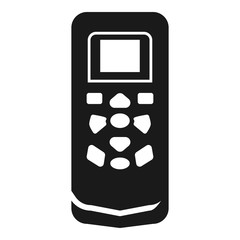 Poster - Air conditioning remote control icon. Simple illustration of air conditioning remote control vector icon for web design isolated on white background