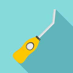 Poster - Gas hand lighter icon. Flat illustration of gas hand lighter vector icon for web design