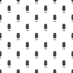 Poster - Pecan pattern seamless vector repeat geometric for any web design