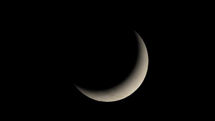 Wall Mural - blood red moon lunar eclipse animation