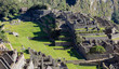 view of Archaeological site Machu Picchu Peru 