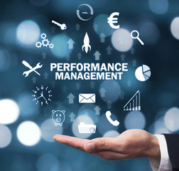 Performance Management. Business technology concept