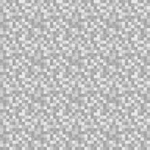 Pixels Seamless Pattern - Gray Pixelated Pattern Design