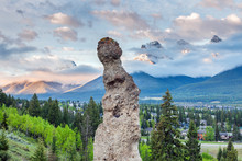 Rock Formations In Canmore