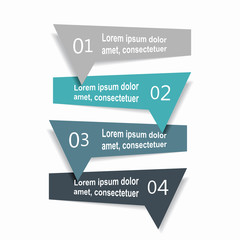 Infographic design template with place for your data. Vector illustration.