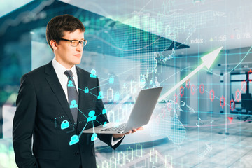 Aufkleber - Investment and finance concept