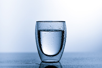 Wall Mural - clear water in a glass