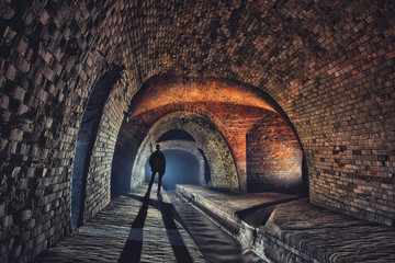 Underground canalization in Poland