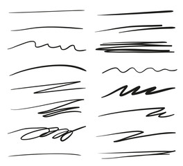 backgrounds with array of lines. stroke chaotic backdrops. hand drawn patterns. black and white illu