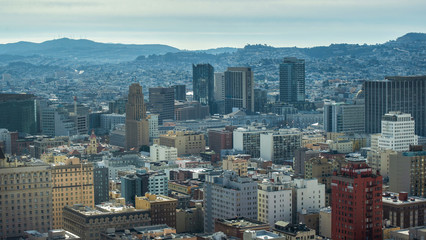 Wall Mural - San Francisco skyline and business center California