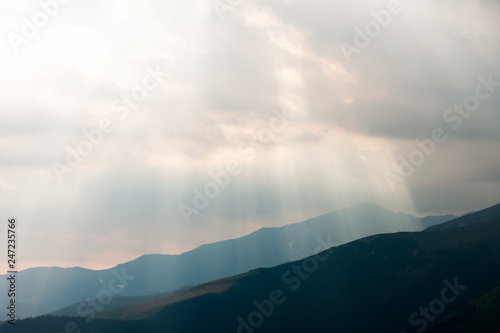 Cuadros en Lienzo Beautiful romanian mountain landscape