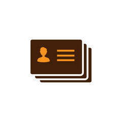 Poster - Account, contact icon. Element of Web Optimization icon for mobile concept and web apps. Detailed Account, contact icon can be used for web and mobile