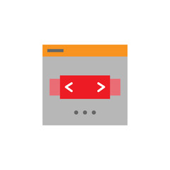 Poster - slider, switch icon. element of web desing icon for mobile concept and web apps. detailed slider, sw