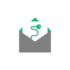 Poster - Worm, virus icon. Element of Cyber and Security icon for mobile concept and web apps. Detailed Worm, virus icon can be used for web and mobile