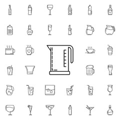 Canvas Print - Electric kettle dusk icon. Drinks & Beverages icons universal set for web and mobile