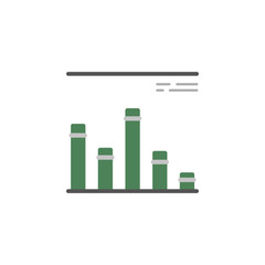 Poster - Banking, statistics icon. Element of Web Money and Banking icon for mobile concept and web apps. Detailed Banking, statistics icon can be used for web and mobile