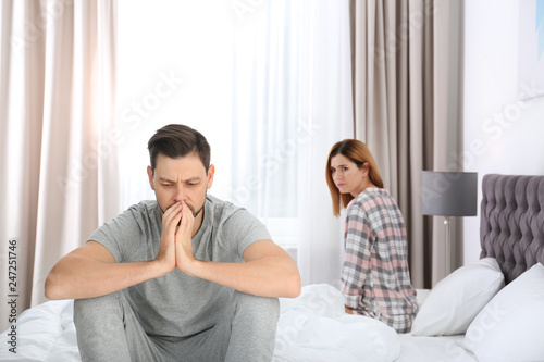 Couple With Relationship Problems Ignoring Each Other In