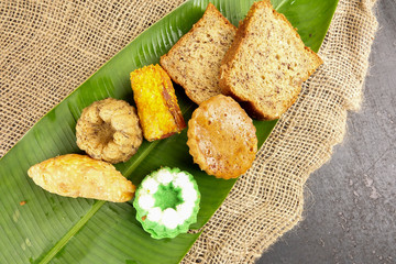 Wall Mural - Traditional local Asian cake.