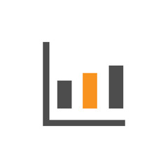 Poster - Analytics and axis icon. Element of financial, diagrams and reports icon for mobile concept and web apps. Detailed Analytics and axis icon can be used for web and mobile