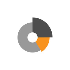 Poster - Graph and percentage icon. Element of financial, diagrams and reports icon for mobile concept and web apps. Detailed Graph and percentage icon can be used for web and mobile