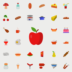 Aufkleber - Apple icon. Resturant icons universal set for web and mobile