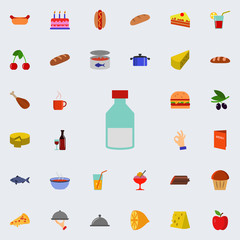 Aufkleber - a can of liquid icon. Resturant icons universal set for web and mobile