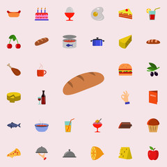 Aufkleber - bread icon. Resturant icons universal set for web and mobile
