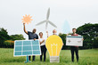 © Rawpixel.com - People holding energy saving icons