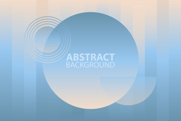 Aufkleber - Futuristic abstract background with simple shapes and trendy gradients. Vector illustration.
