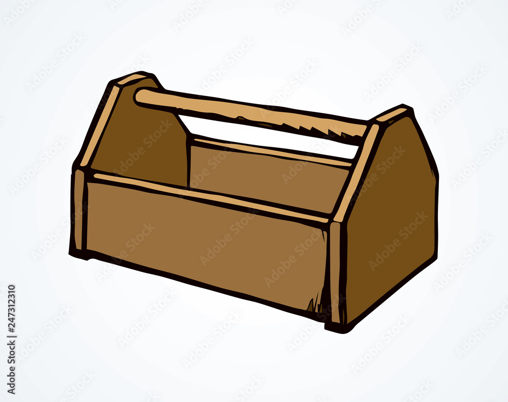 Tool Box Vector File Plan Tool box. Vector drawing Stock Vector | Adobe Stock
