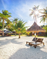 Canvas Print - Asian tropical beach paradise in Thailand