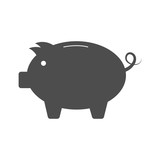 Fototapeta  - Piggy bank icon