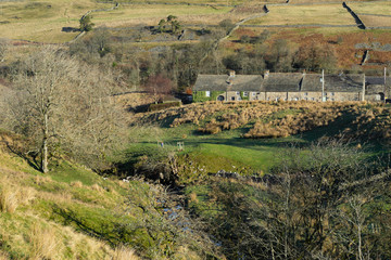 Wall Mural - View of South Tyne valley near Garrigill, Cumbria