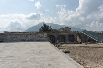 Italia Marche Civitella del Tronto città fortezza vedute del forte