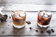 Black and White Russian Cocktails