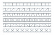 Steel Truss Girder Realistic Seamless Pattern For The Design Of Outdoor Advertising And Road Signs.