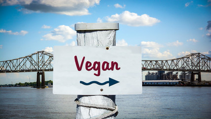 Wall Mural - Schild 387 - Vegan