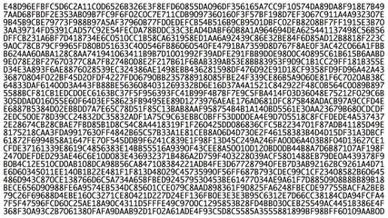 Poster - Changing binary hex code on computer screen, chaotically changing. Data transfer via network and cyber security concept.