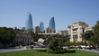 Im Zentrum von Baku, Aserbaidschan