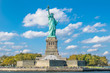 Beautiful view of  American symbol  Statue of Liberty - New York, USA