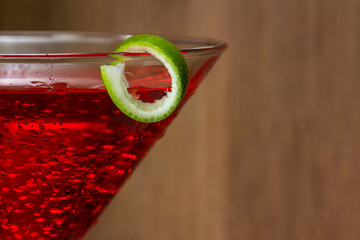 Canvas Print - Cosmopolitan cocktail close up