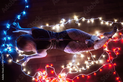 Shibari In The Light Of Many Lights Domination Over Beautiful Blonde Shibari In The Light Of Many Lights Domination Over Beautiful Blonde