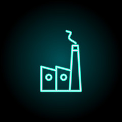 Aufkleber - house add icon. Elements of Bulding Landmarks in neon style icons. Simple icon for websites, web design, mobile app, info graphics
