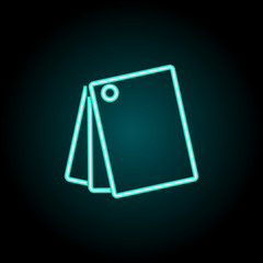 Aufkleber - Color palette sign icon. Elements of Image in neon style icons. Simple icon for websites, web design, mobile app, info graphics
