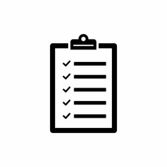 Poster - Clipboard icon Symbol vector