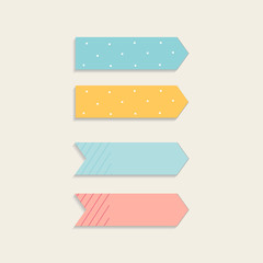 Sticker - Colorful sticky note set