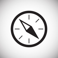 Poster - Navigation icon on white background for graphic and web design, Modern simple vector sign. Internet concept. Trendy symbol for website design web button or mobile app
