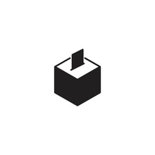 Voting Concept, Ballot Box Icon