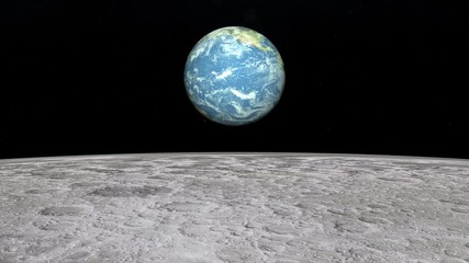 Wall Mural - Earth From The Moon