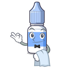 Sticker - Waiter cartoon eye drops on drug rack